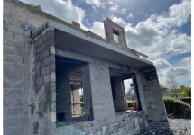 Front entrance on the ground floor balcony on first floor