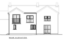 Back view of home extension Northern Ireland 
