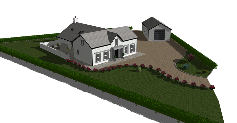 ariel view of dwelling 