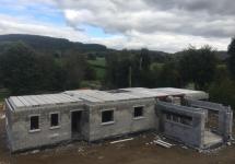 completed to first floor level 