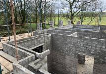 Work Completed to First Floor Level 