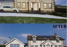 This home got an added extension 