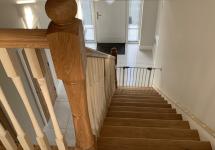 Front door and stairs 