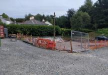 level of the site dug 