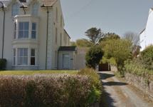 before Front of home 