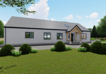 traditional home with oak framed porch