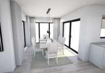 modern dining area idea 