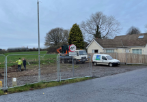 foundations beginning to be dug 