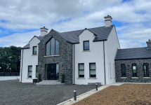 stone featured front door 