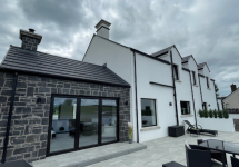 Stone featured sunroom