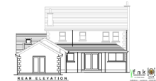 Rear Elevation of extension